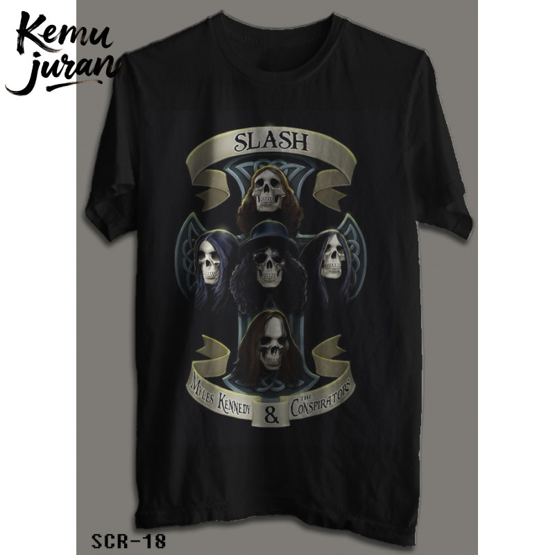 Kaos Guns n' Roses hitam/ Guns n' Roses t-shirt/ SCR 18