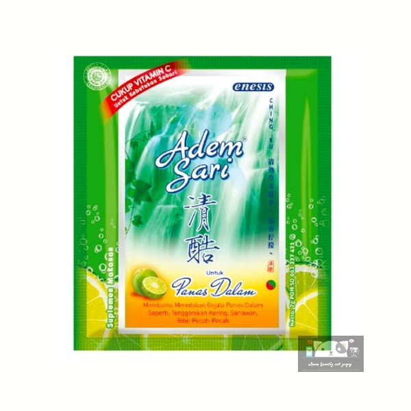 

raplas Adem Sari Sachet Untuk Panas Dalam