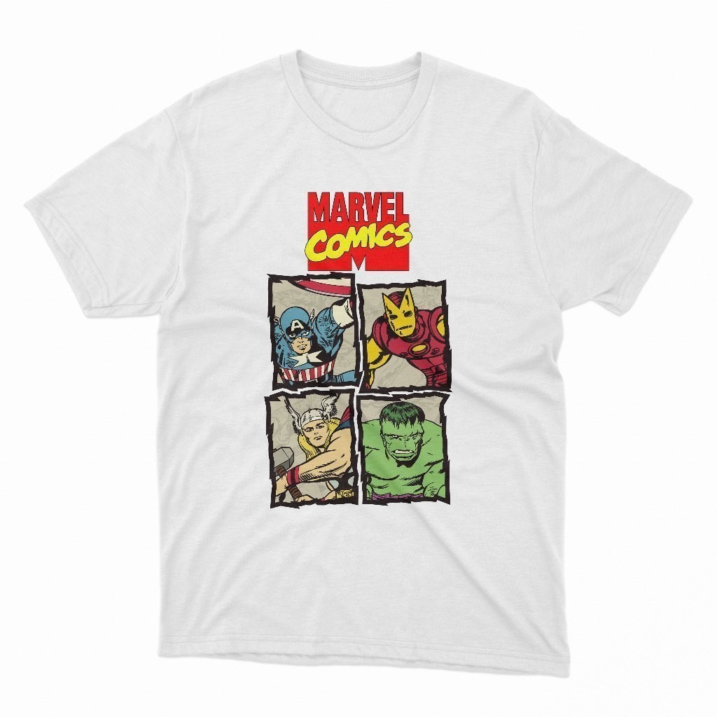 Baju Kaos Dewasa Marvel Comics