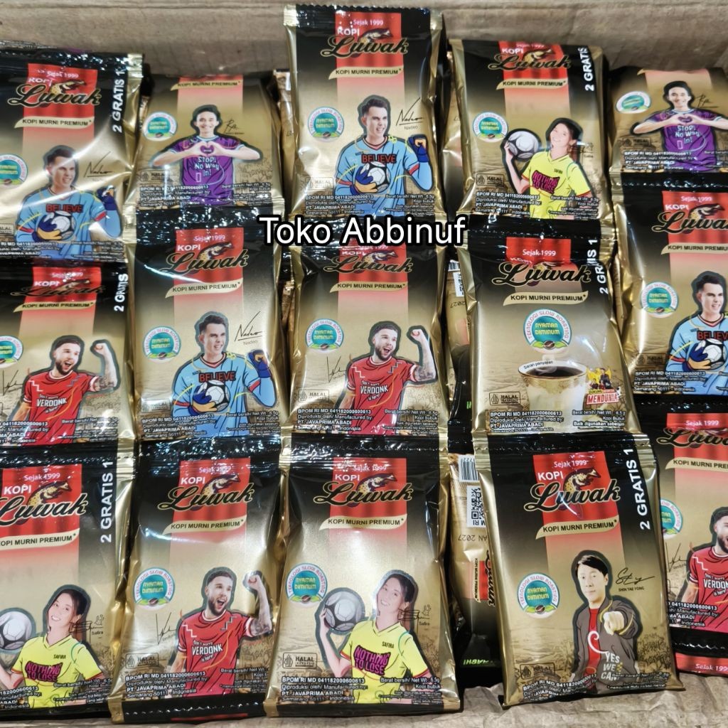 

15 PCS - KOPI LUWAK MURNI 1 RENCENG ( 15 PCS x 6,5g ) - KOPI LUWAK HITAM