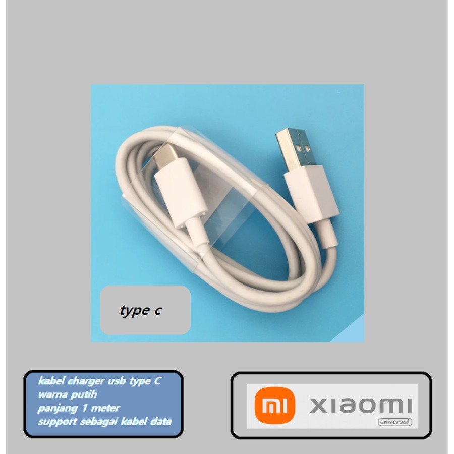 Usb type C kabel charger Xiaomi Mi 9 - Xiaomi Mi 9T  - Xiaomi Mi 9T PRO - Xiaomi Mi 9 SE - Xiaomi Mi