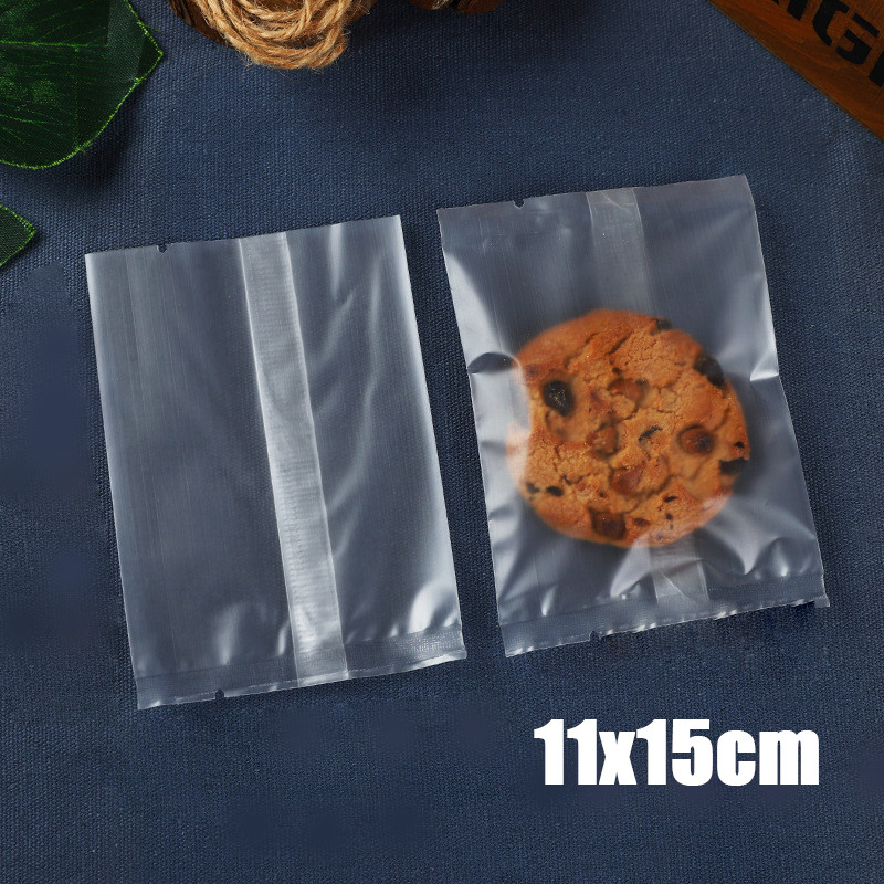 Plastik Kemasan Kue Kering 100pcs - OPP Transparan Doff dengan Perekat Seal, Cocok untuk Cookies, Ro