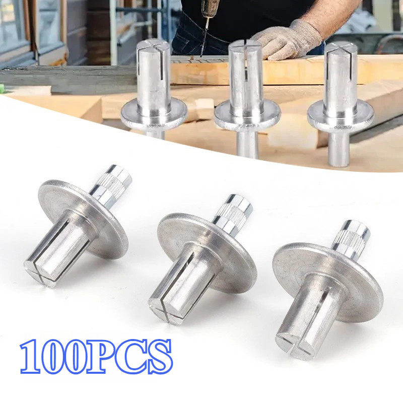 100Pcs Baut Dynabolt Metal Frame Anchor  Baut Dynabolt SS