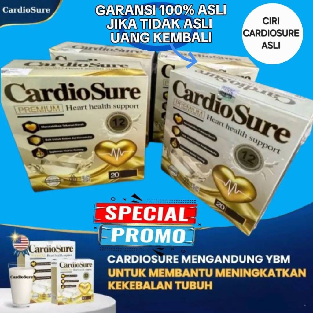 

Cardiosure Premium ® Susu Hipertensi Kolestrol Jantung Asam Urat