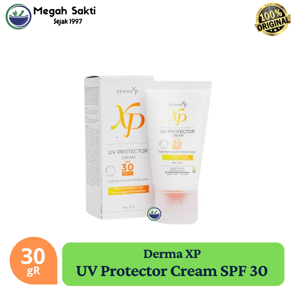MGS - Derma XP UV Protector Cream SPF 30 - Sunscreen For Oily and Acne Skin 30 gR