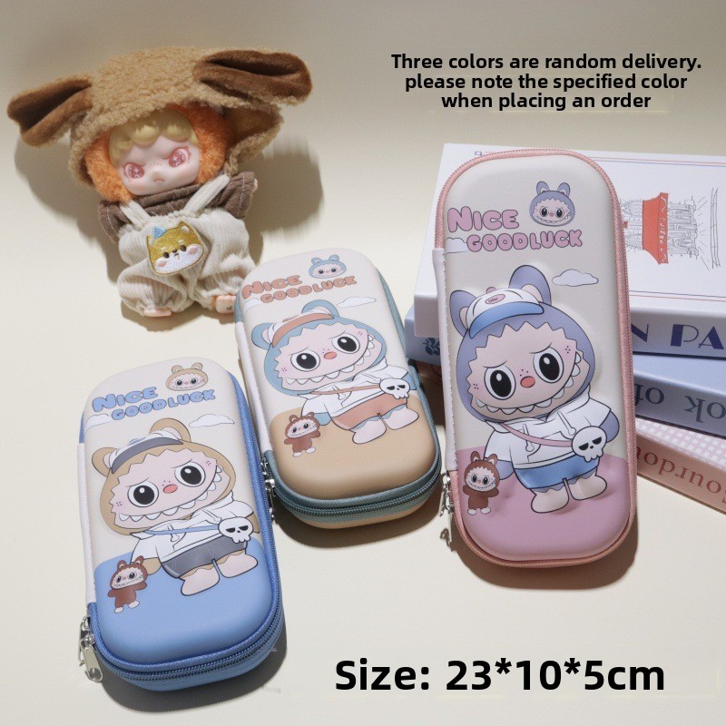 

High-value Cartoon Pencil Case for Primary School Students with Large Capacity Multi-functional 3D Three-dimensional Pencil Case