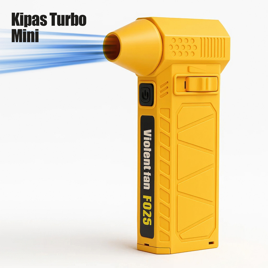 

Kipas Angin Blower Multifungsi Genggam Mini Jet Turbo Fan Rechargeable Kipas-F025