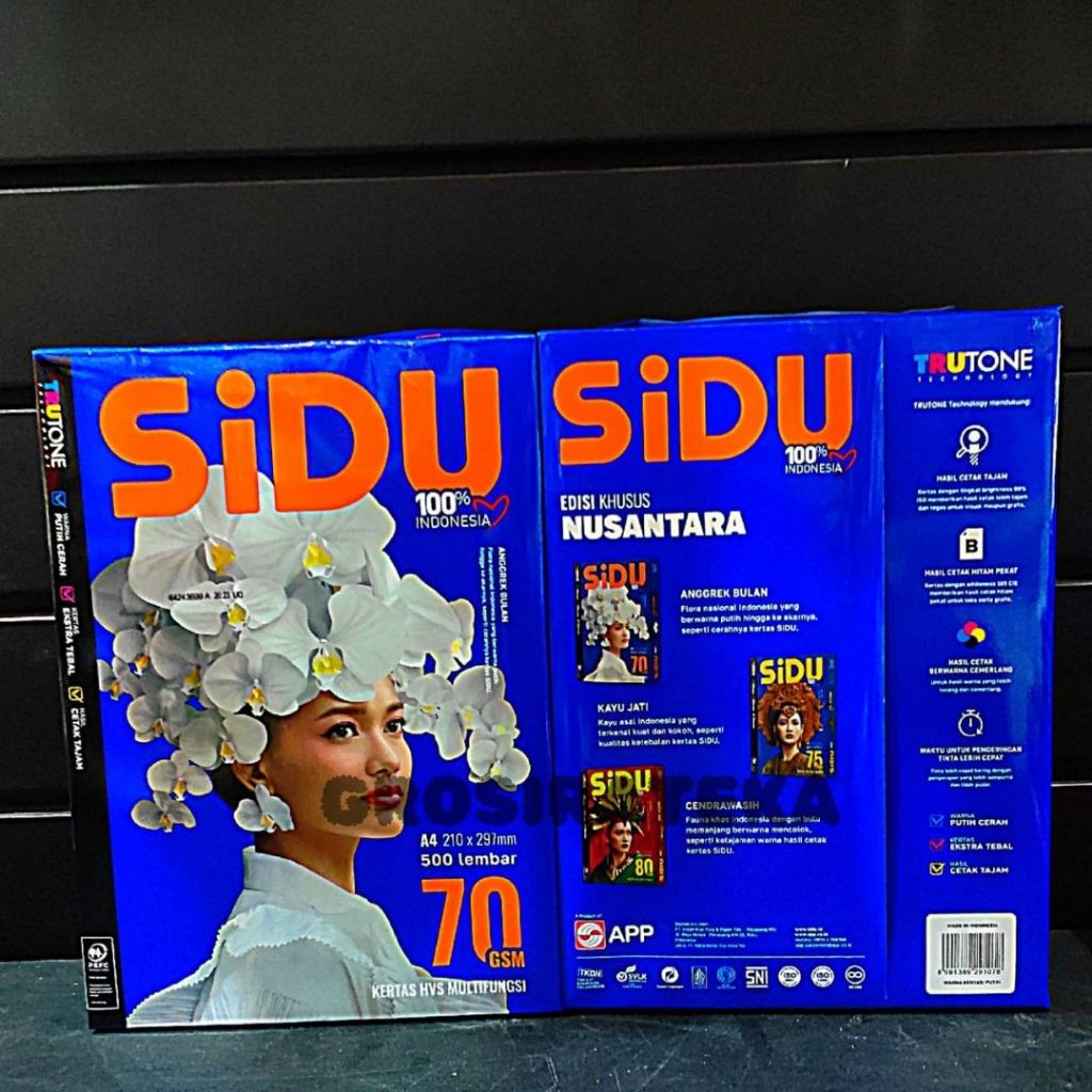 

KERTAS HVS SIDU 70 GRAM A4