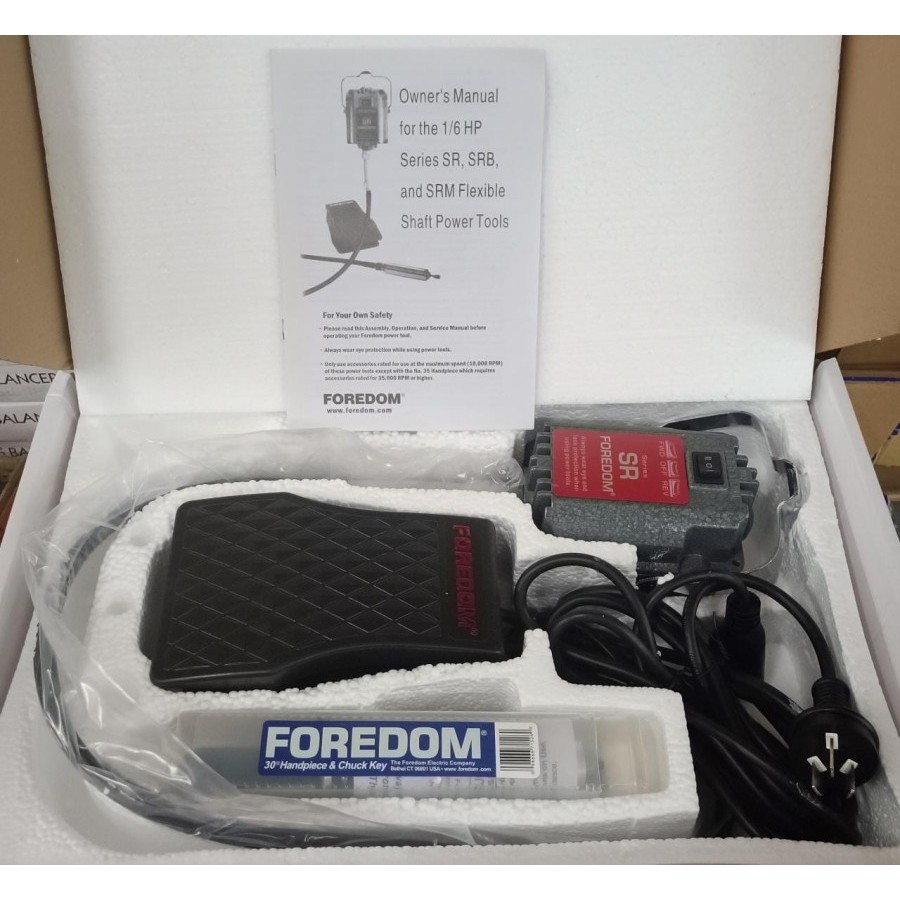 Bor Gantung Foredom SR | Bor Grafir / Tuner Foredom SR 2 Arah 1/6 HP