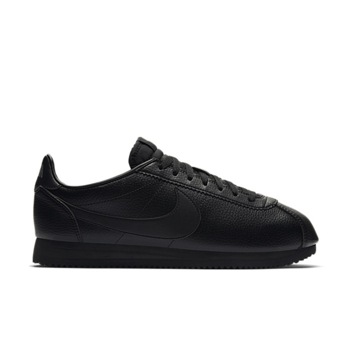 Sepatu Sneakers Cortez Leather Triple Black ( 100% Original BNIB )