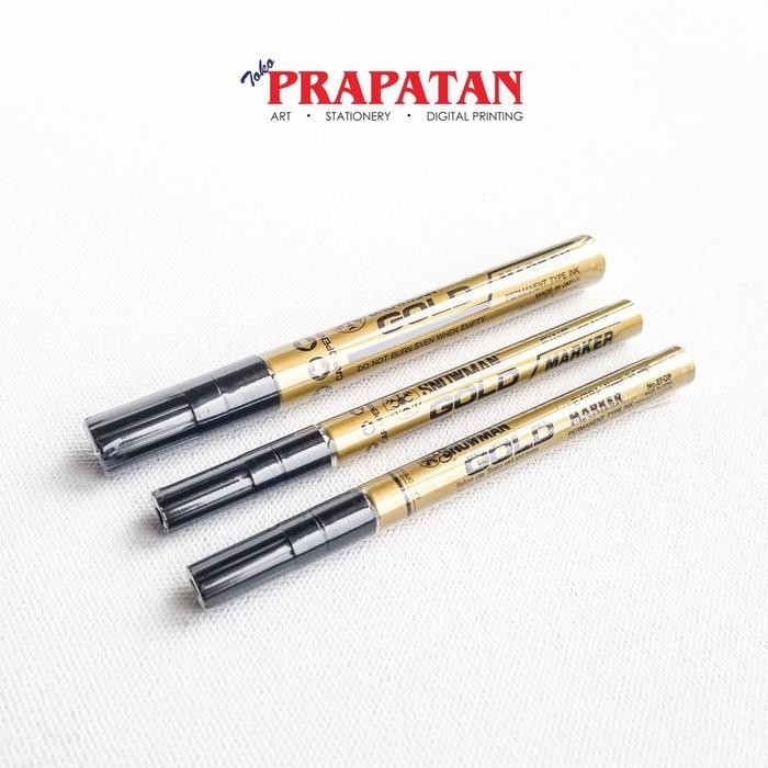 

Snowman Gold Marker / Spidol Emas Snowman - Fine