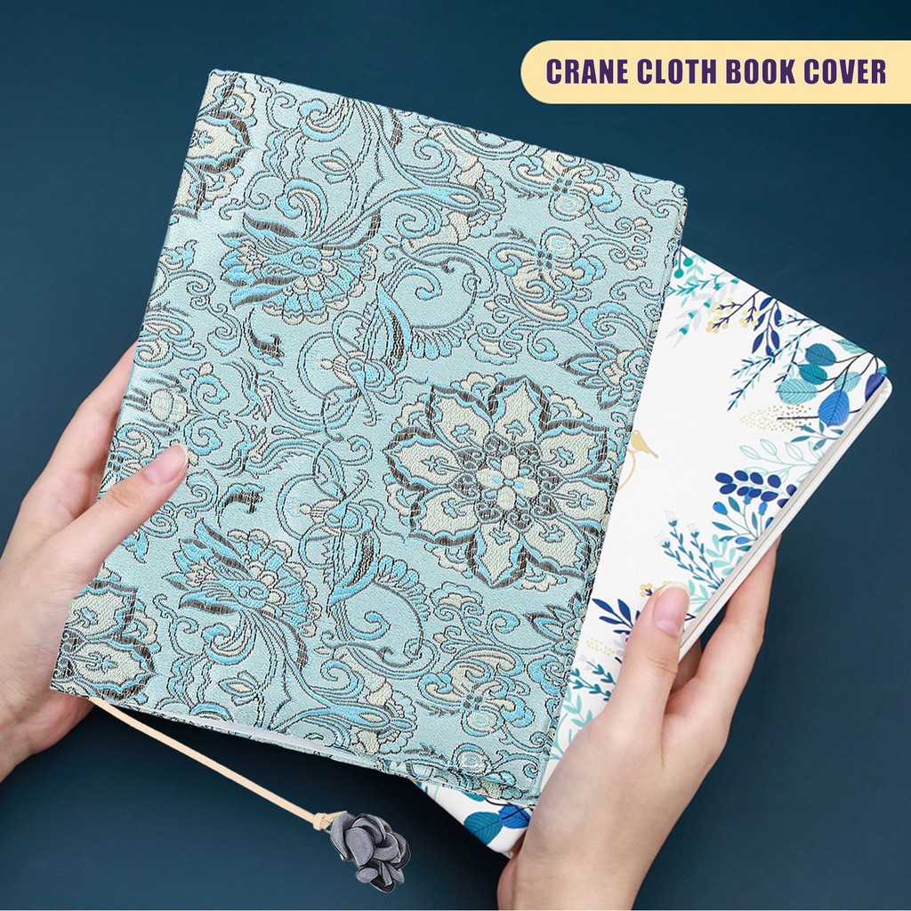

A5 Book Cover Notebook Exotic Handmade Cloth Fabric Adjustable Protector Washable Decoration Protection Exquisite 2025 NEW