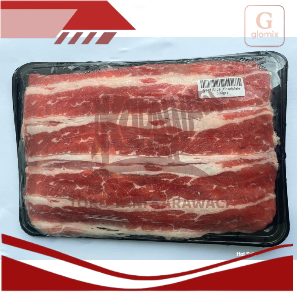 

USA Beef Slice / Shortplate US / Daging Sapi Slice Tipis @1kg