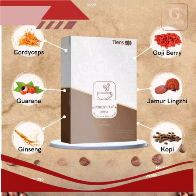 

TERLARIS !!! Tiens Cordy Cafe Coffee Kopi Kuat Stamina Pria Dewasa