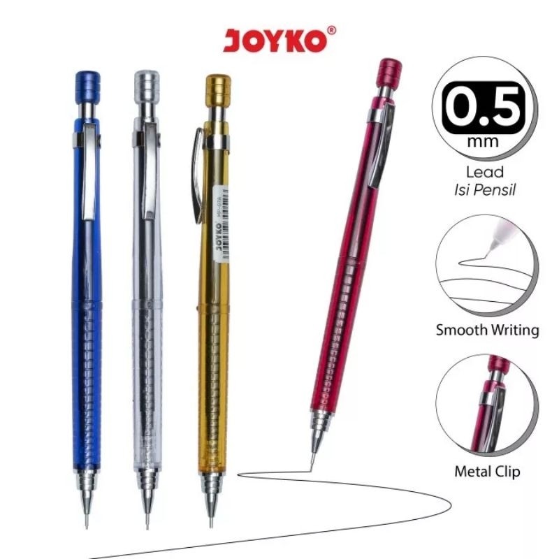 

Mechanical Pencil Pensil [ 1 Bh ] Mekanik Joyko MP-07A MP-55 0.5 mm