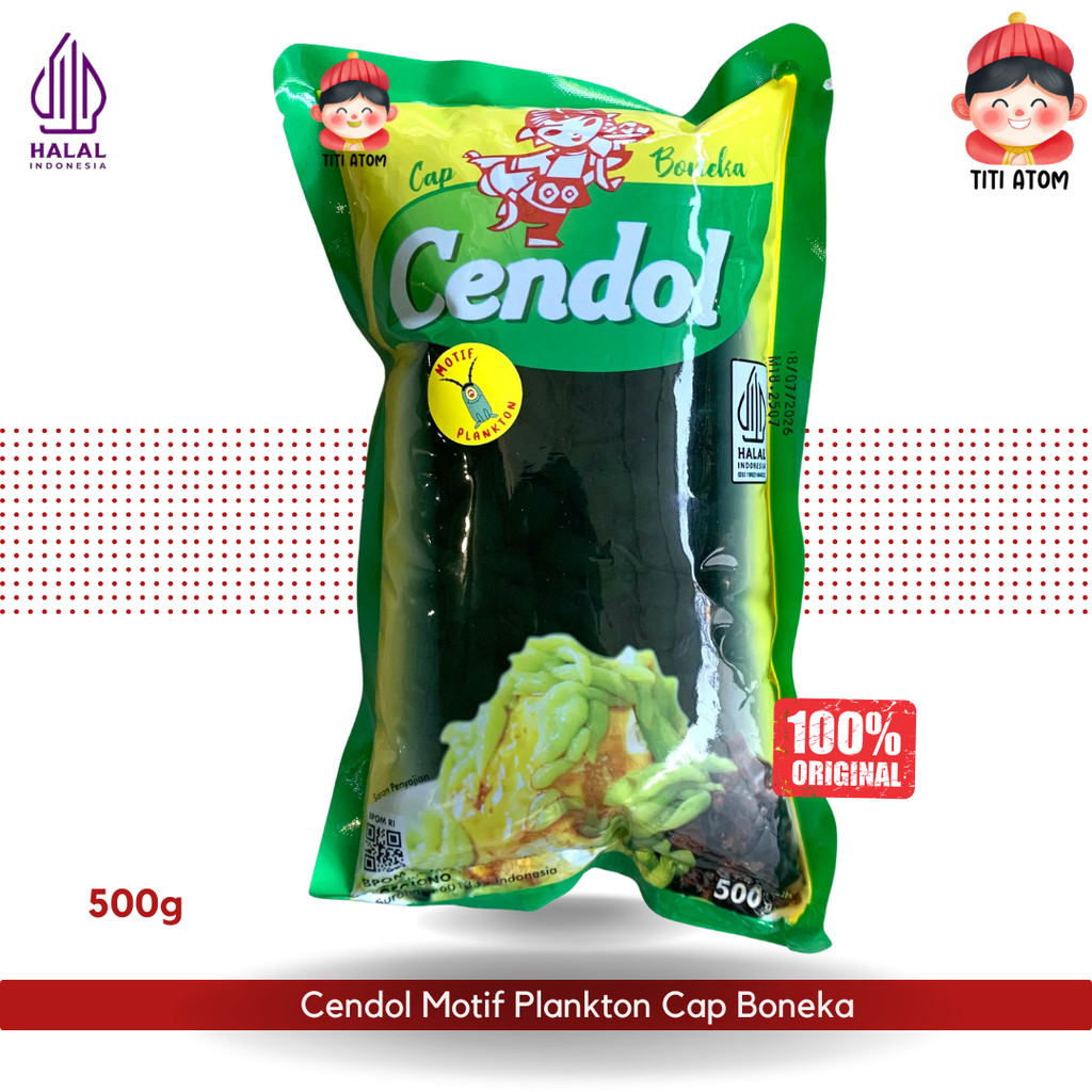 

Cendol Dawet Plankton Motif Kecebong Cap Boneka 500g