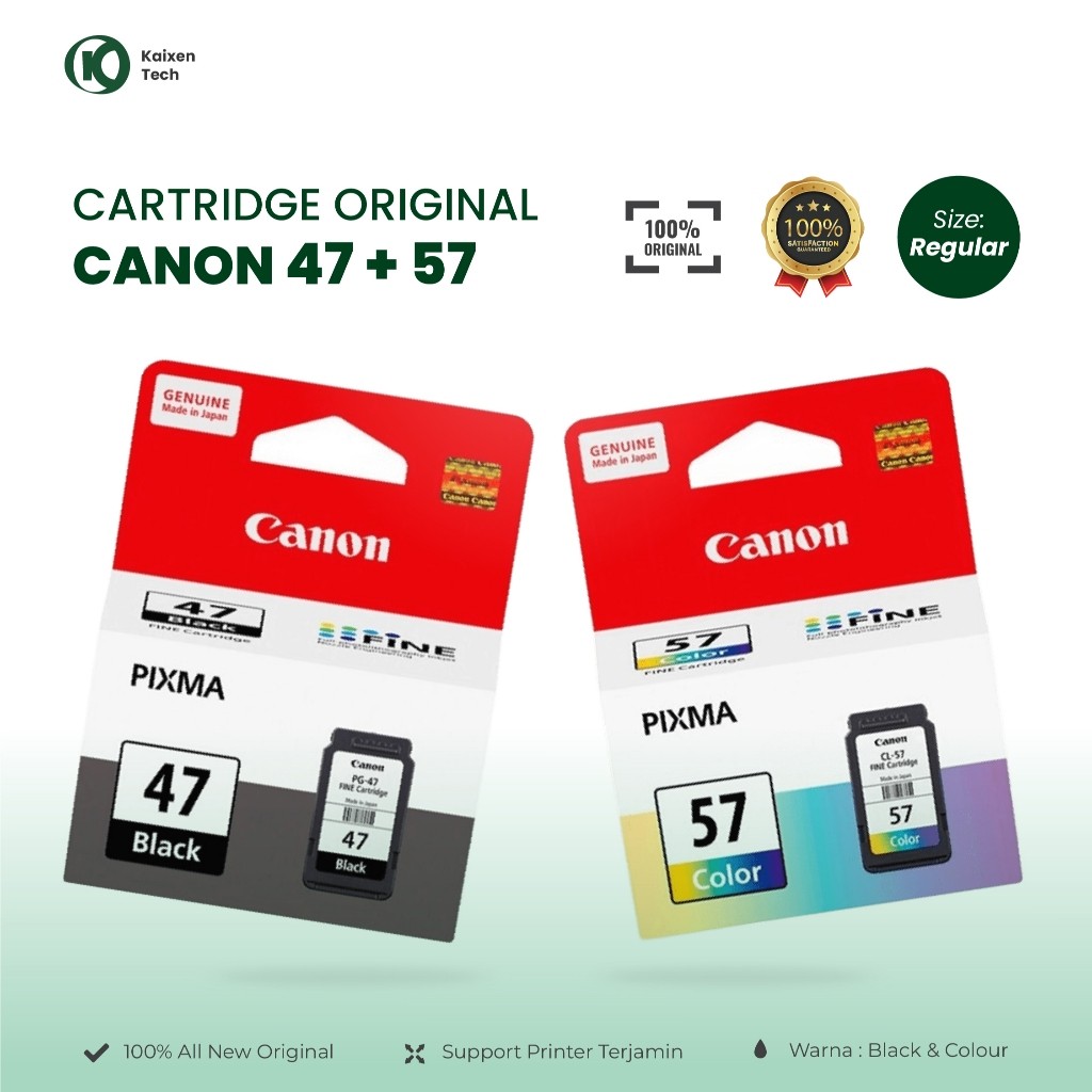

Catridge Printer Canon 47/57 Warna Original E400,E460,E3170,E3177,E410,E417,E470,E47,E480,E4270