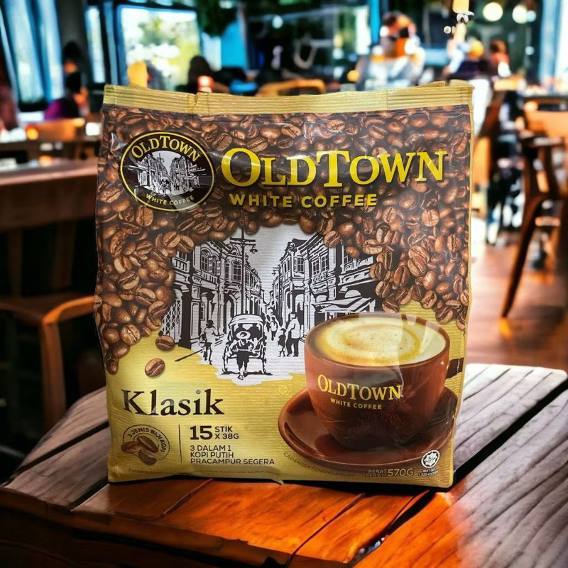 

Old Town oldtown white coffee salted caramel / kopi less sugar / classic / hazelnut / extra rich / cofee & creamer / cane sugar
