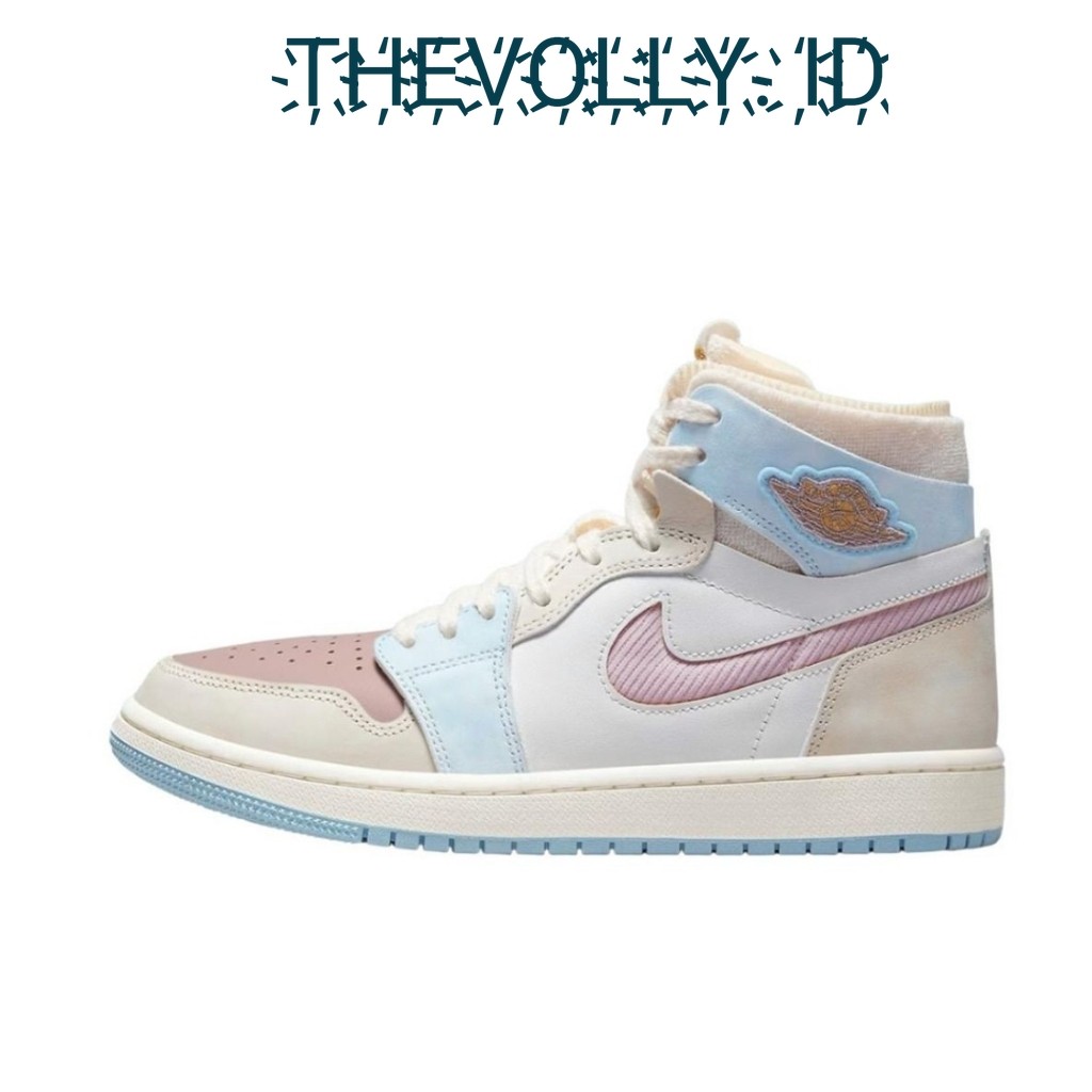 Sepatu Nike Air Jordan 1 Zoom High CMFT Pink Oxford BNIB Original / Sneakers Pria