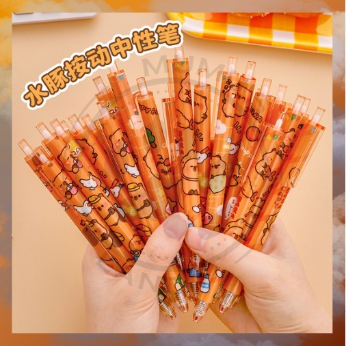 

MUMUSLAND Pulpen ST Cepat Kering Pena Netral Tanda Tangan Pen Student 0.5mm Hitam S-AT030