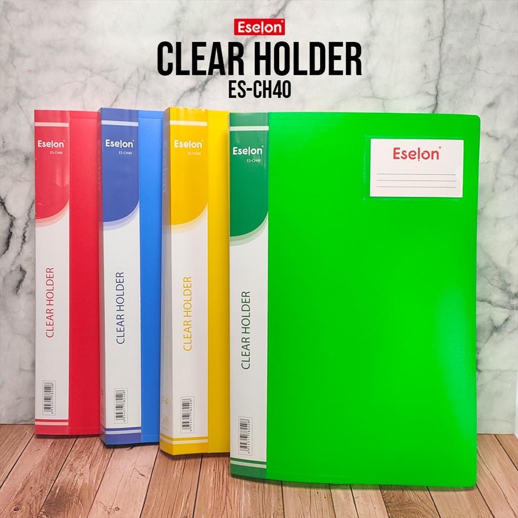 

❤️️Clear Holder Folio 40lembar Eselon❤️️