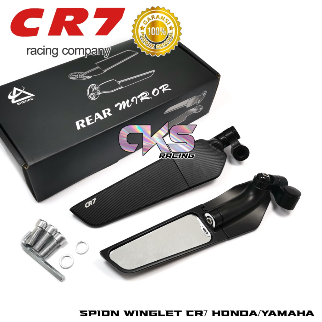 Spion Winglet CR7 Universal Nmax Beat Vario Mio Pcx Aerox Spion Full Cnc Spion Winglet Cnc