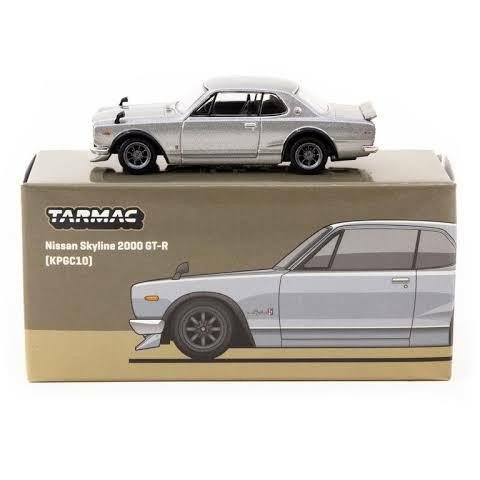 EX99... Diecast Tarmac Nissan Skyline 2000 GTR KPGC10 Silver Segel