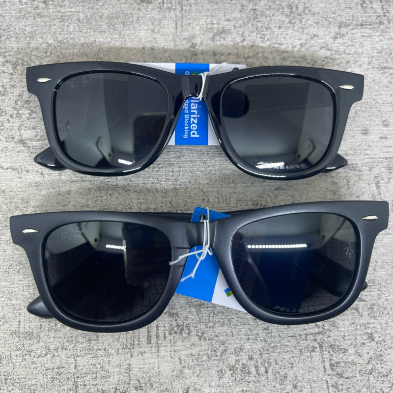 Kacamata Wf Polarized Lensa Hitam Doff & Metalic