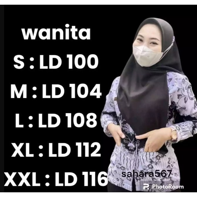 Baju PGRI wanita dan pria terbaru 2025 lapis furing