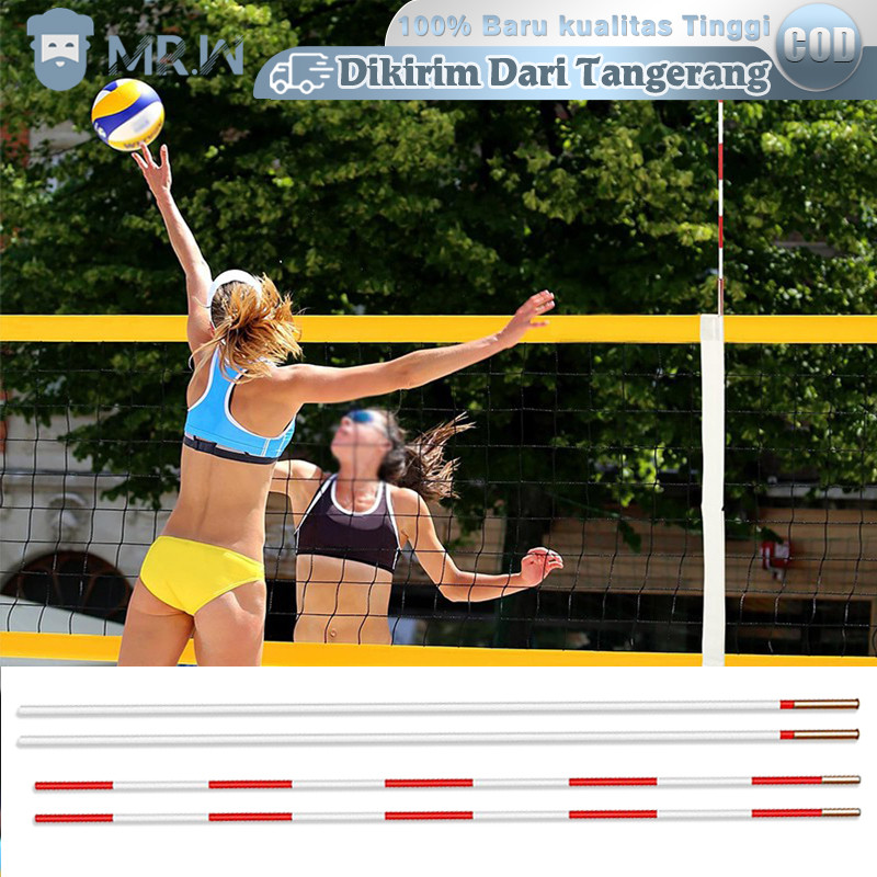 ​​Isi 4 Root Antena Voli Lengkap Berbasis Net Volly Material Fleksibel Tahan Lama Untuk Volley Profe