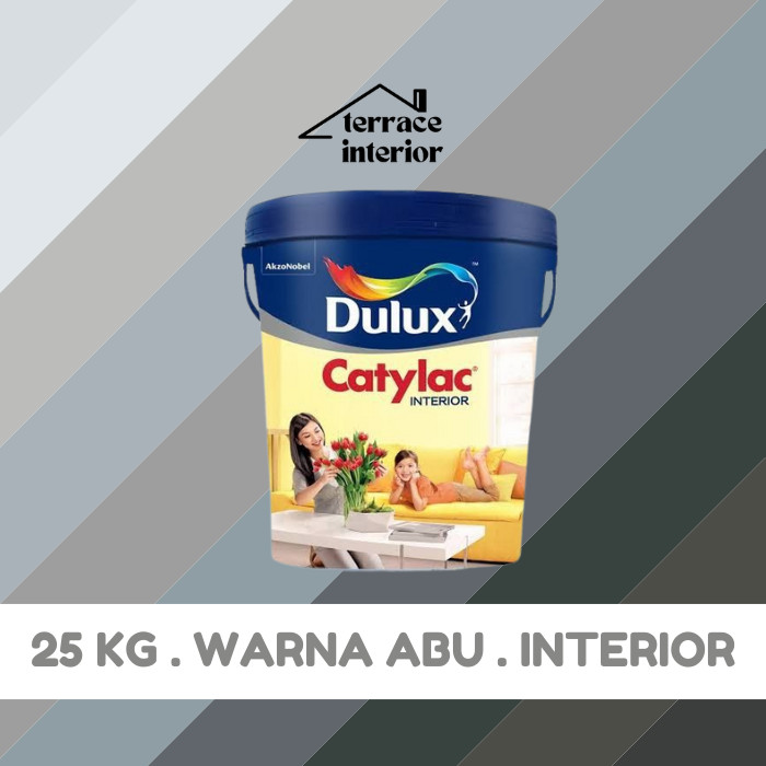 Cat Tembok Dulux Catylac Interior Warna Abu 25KG