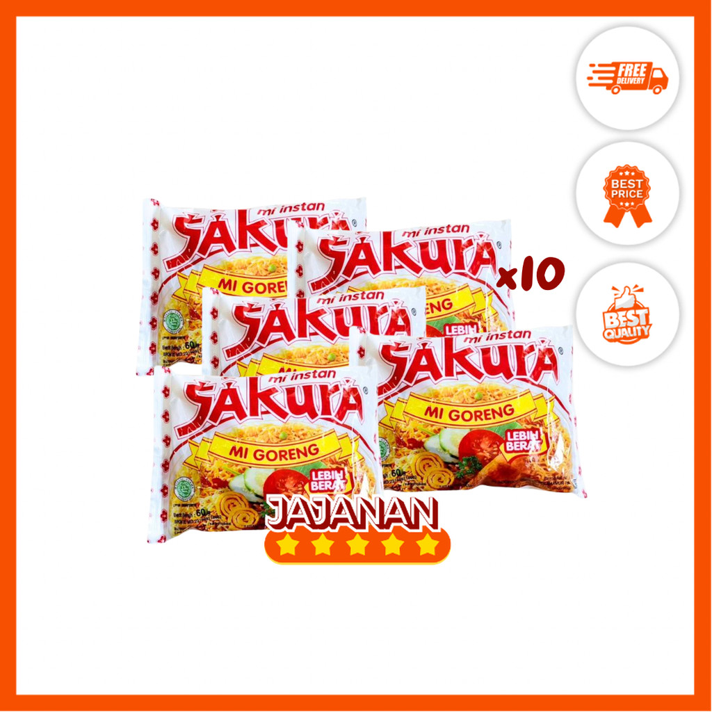

[10 PCS LEBIH HEMAT] Mie Sakura Mie Jadul Goreng