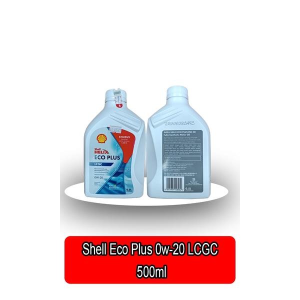 Oli Mesin Mobil Shell Helix Eco Plus 0W-20 0w20 LCGC 500ml - 68727 -