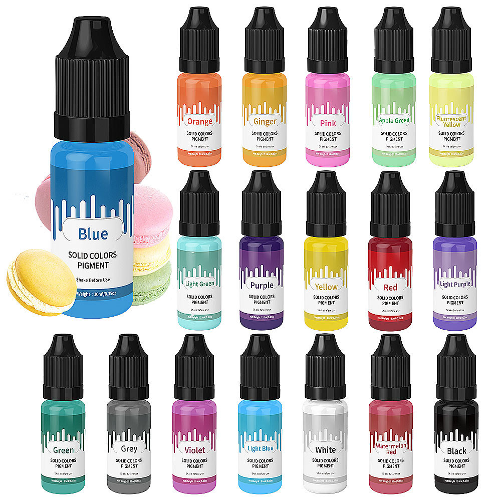 

18 Colors Solid Color Epoxy Resin Pigments Liquid Colorant Dye DIY Epoxy Resin Dye For Resin Mold Handmade Crafts Jewelry Making
