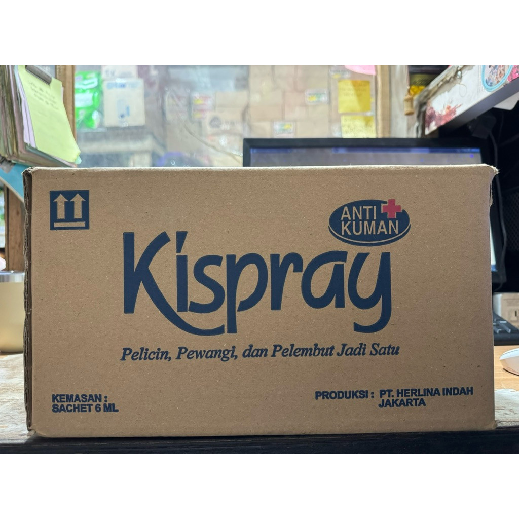 Kispray sachet 6 ml @ 1.152 sachet / 1 dus