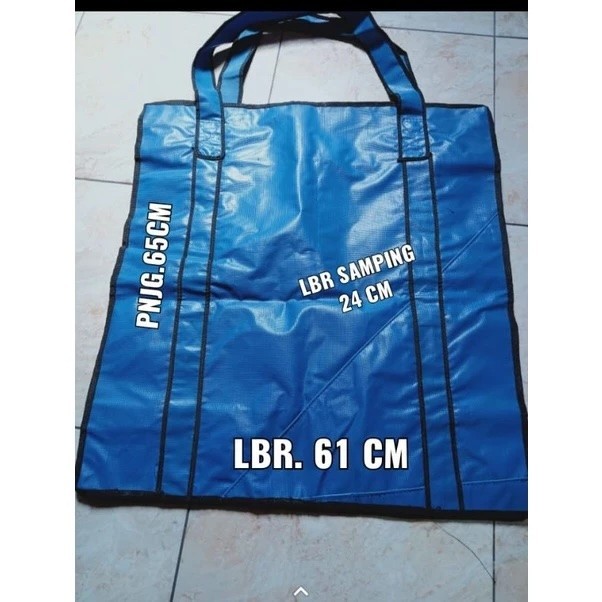 Tas Laundry Bahan Terpal Tebal Tas laundry jumbo jinjing kapasitas Besar Bahan Tebal Spunbond 100 gs