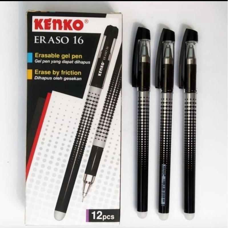

Pulpen gel Hapus Kenko Eraso 16/0.5mm( 1pak/12pcs )