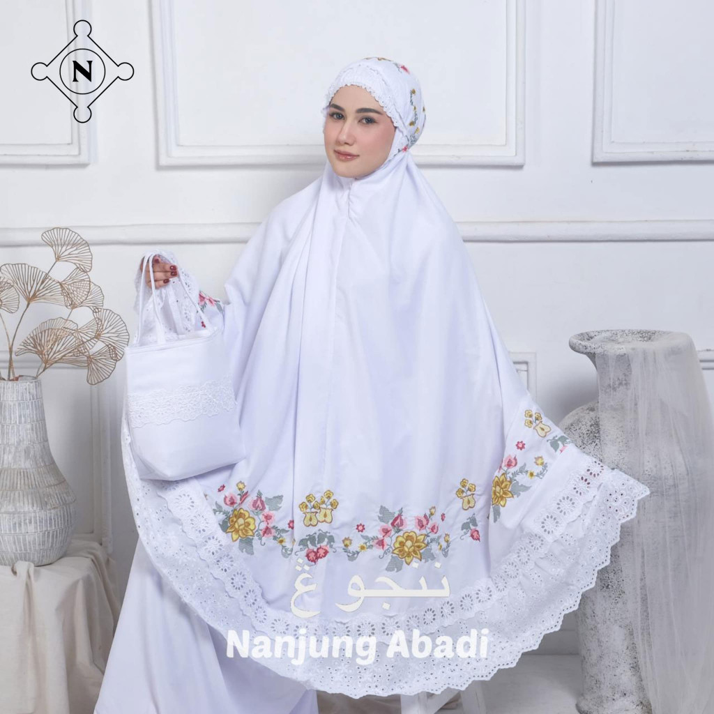 Mukena Syahfa Bordir Padang Katun by Nanjung Abadi