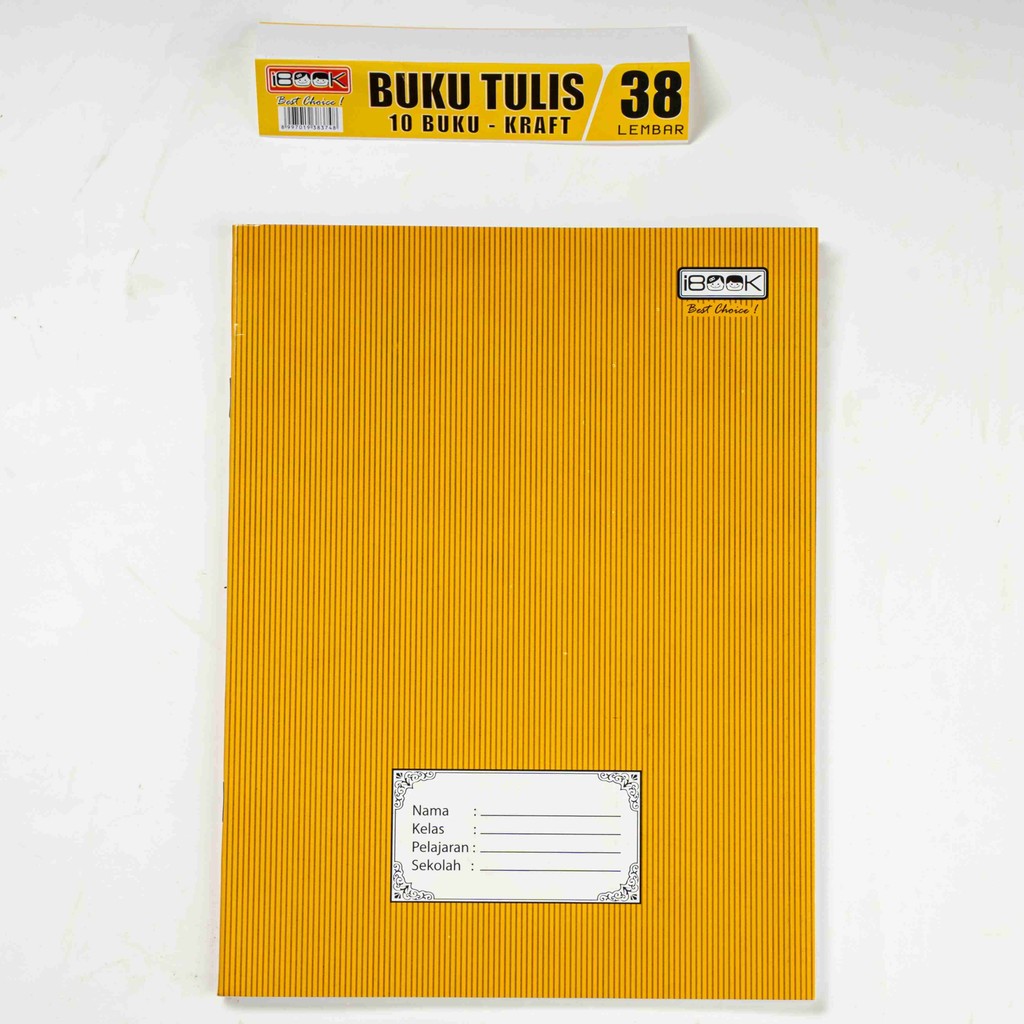 

Buku Tulis iBook isi 38Lbr Cover Kraft / Coklat @ 10 Pcs