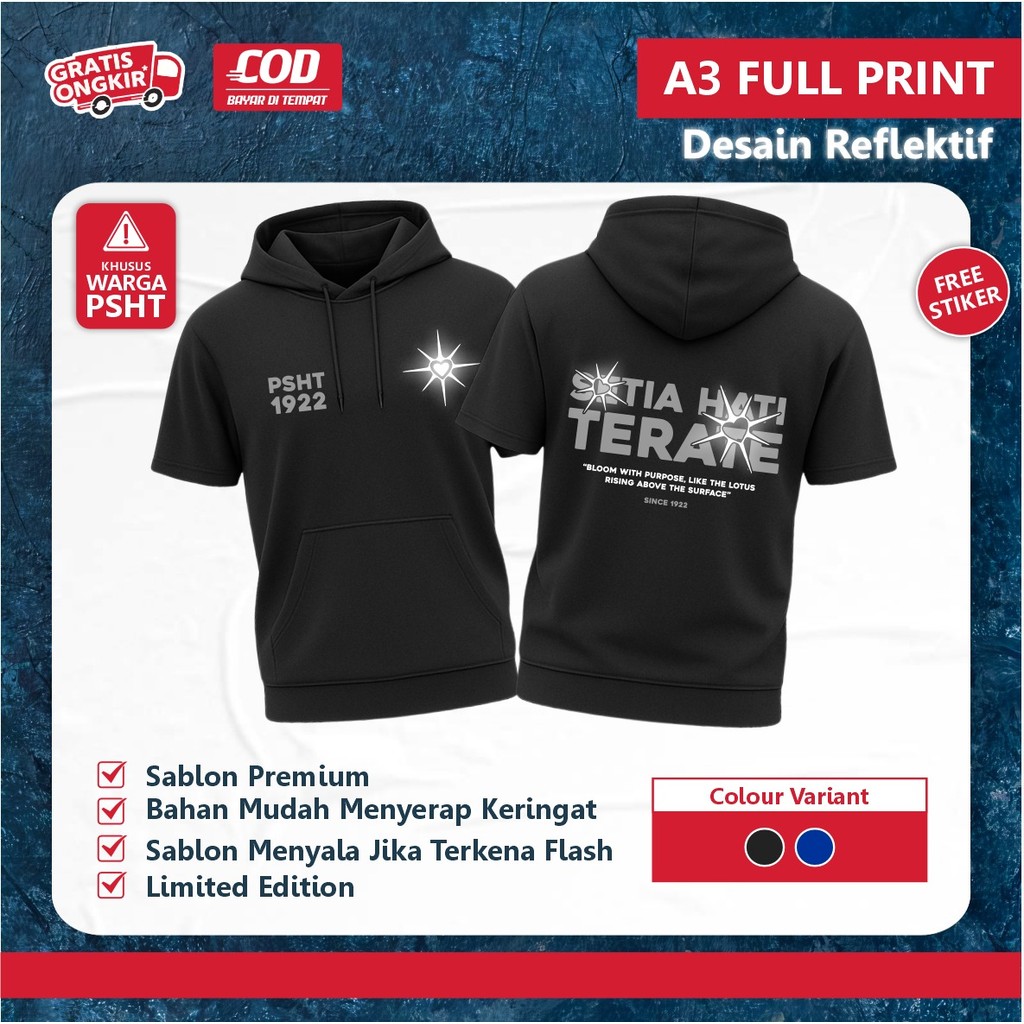 Ts-HOODIE PSHT MENYALA SETIA HATI TERATE - TS HOODIE DISTRO PSHT - TS HOODIE PSHT MENYALA TERBARU - 