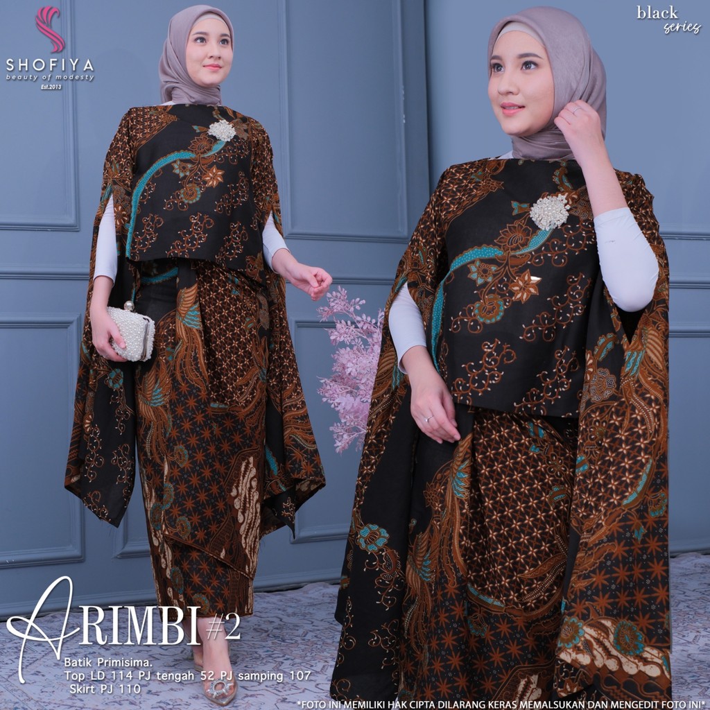 ARIMBI 2 SET BATIK Original By Shofiya Hijab