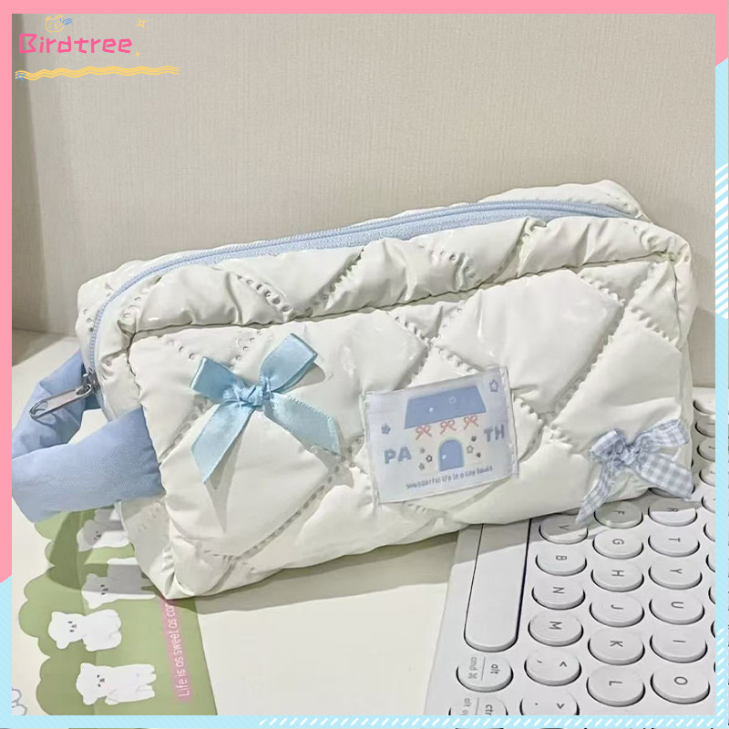 

COD Kotak Pensil Pita Warna Krem Tas Penyimpanan Ceruk Lucu Kapasitas Besar untuk Pelajar