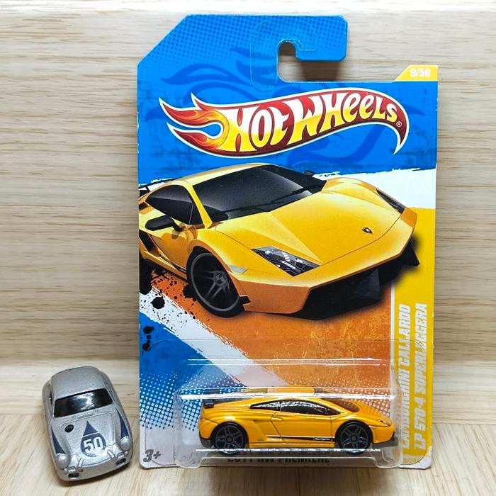 SLK99 hot wheels lamborghini gallardo superleggera kuning