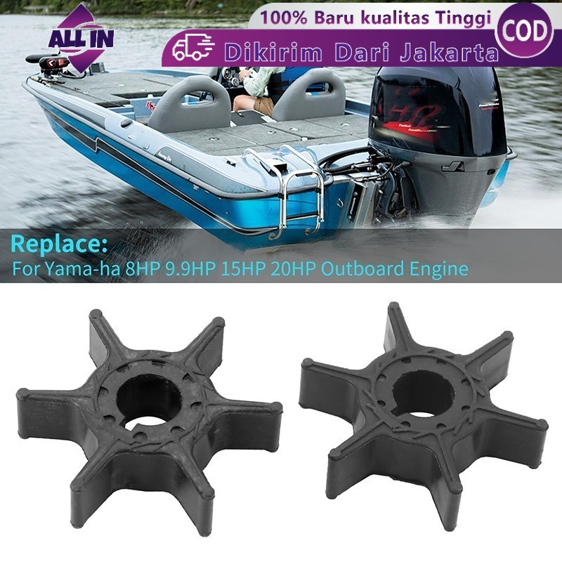63v-44352-00 Impeller | Karet Impeller | Karet Pendingin Mesin Tempel Yamaha 15 Pk Jetcool