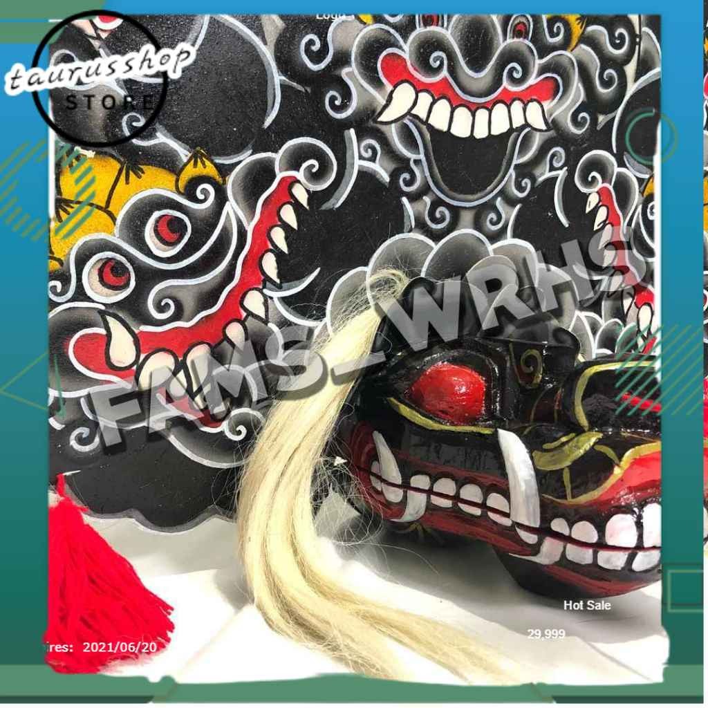 TSS Barongan Telon VIP Ukuran 22 Full Kayu Barongan Caplokan Kayu