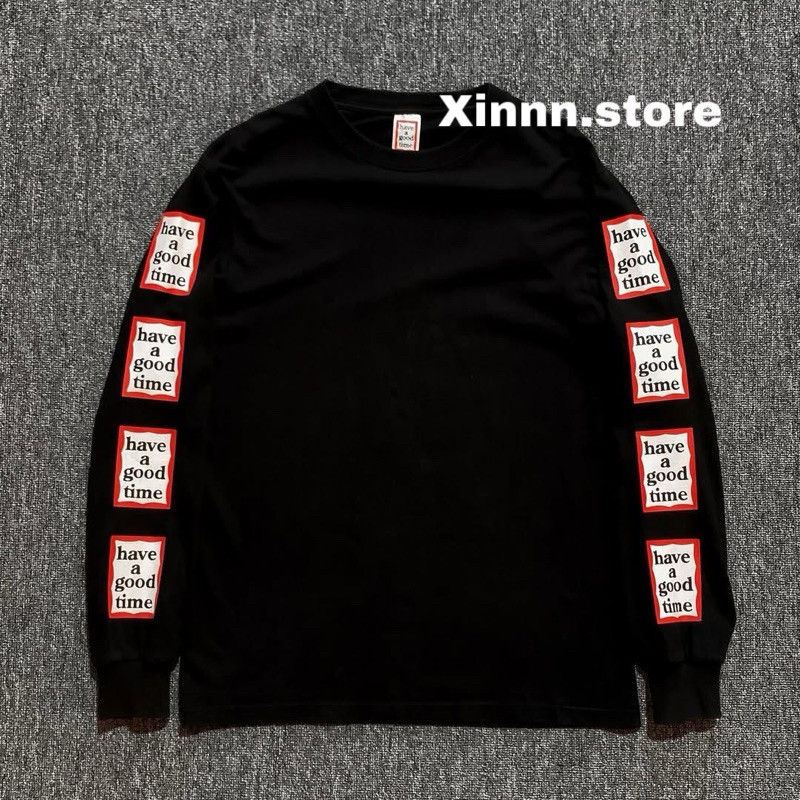LIM_STORE Longsleeve Have A Good Time Frame Red