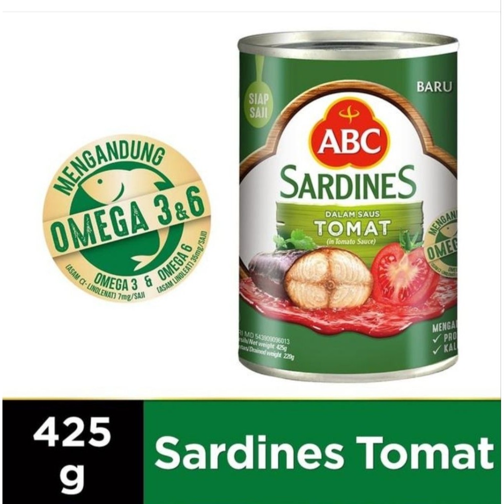 

ABC Sarden Tomat 425 gram