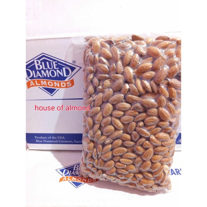 

Kacang Almond Roasted (Panggang) 1 Kg Blue Diamond Premium