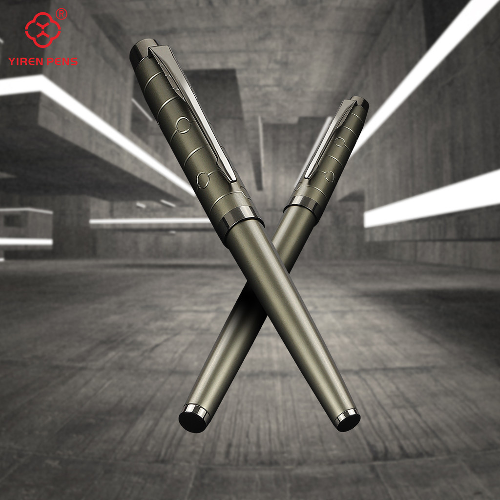 

1 PC Fountain Pen, Professional Gunmetal Metal Pen, Stylish and Sturdy,Distinguished, Mechanical Feel,Metallic Touch,Luxury Pen