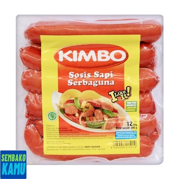 

Kimbo Sosis Sapi Serbaguna 12 pcs